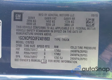 1GCNCPEC6FZ401663